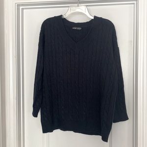 SHEIN Cable Knit V-Neck Sweater!